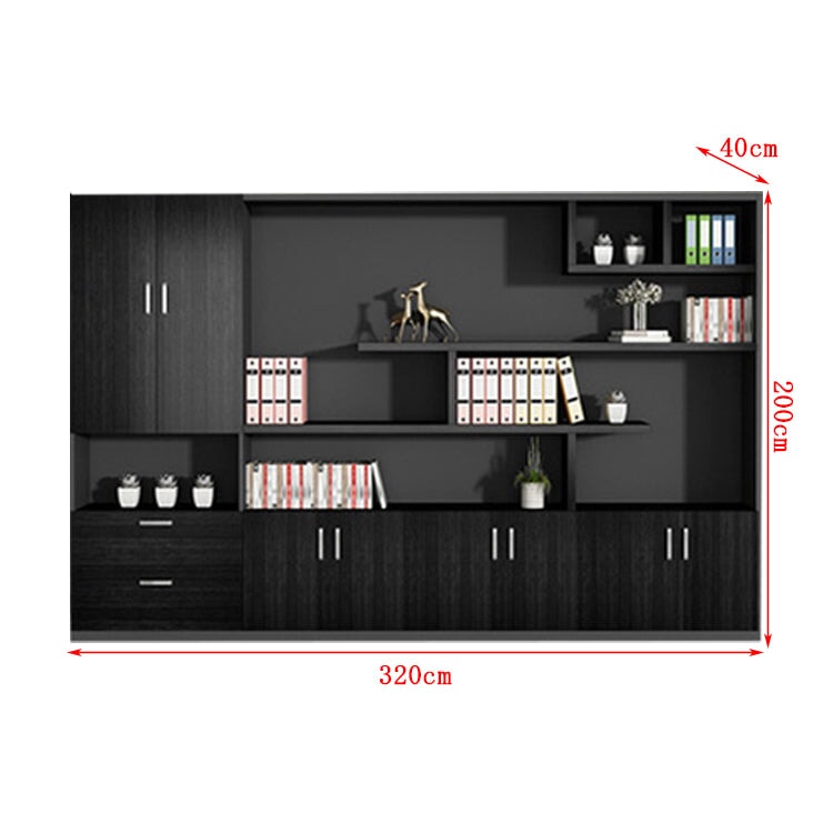 収納キャビネット キャビネット 収納 ワードローブ オープン式収納 扉付き 引き出し 取っ手 蝶番 物干し竿 機能的 使い勝手 実用 CWG-C082 chickagu