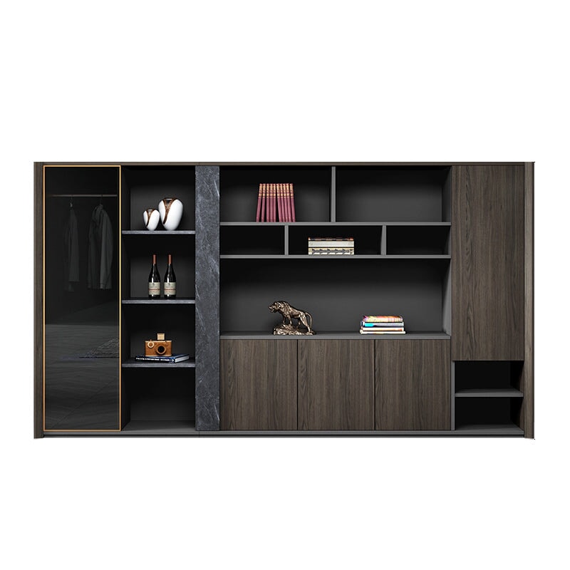 引き出し付き 長方形タイプ サイドキャビネット付き 会社用 事務所用 事務机 社長机 エグゼクティブデスク 事務デスク 天板固定デスク カスタマイズ可能 LBZ-T076 tomokagu