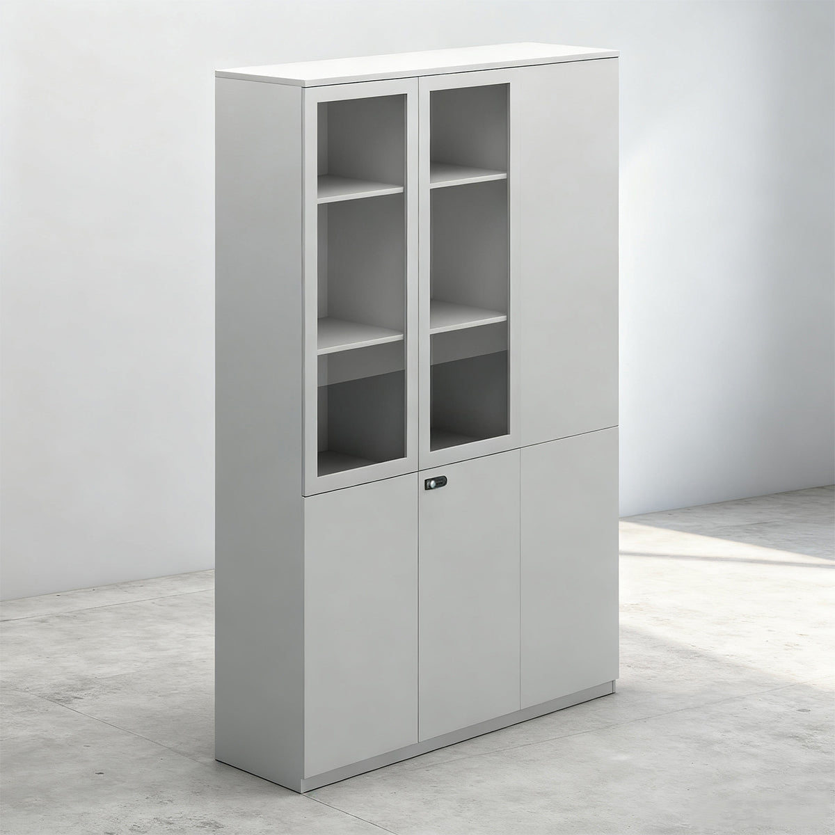 キャビネット 収納キャビネット 収納 シンプル 大容量 ダイヤル錠 焼付塗装 洗練 カスタマイズ可能 MG-CWG-LLS-31