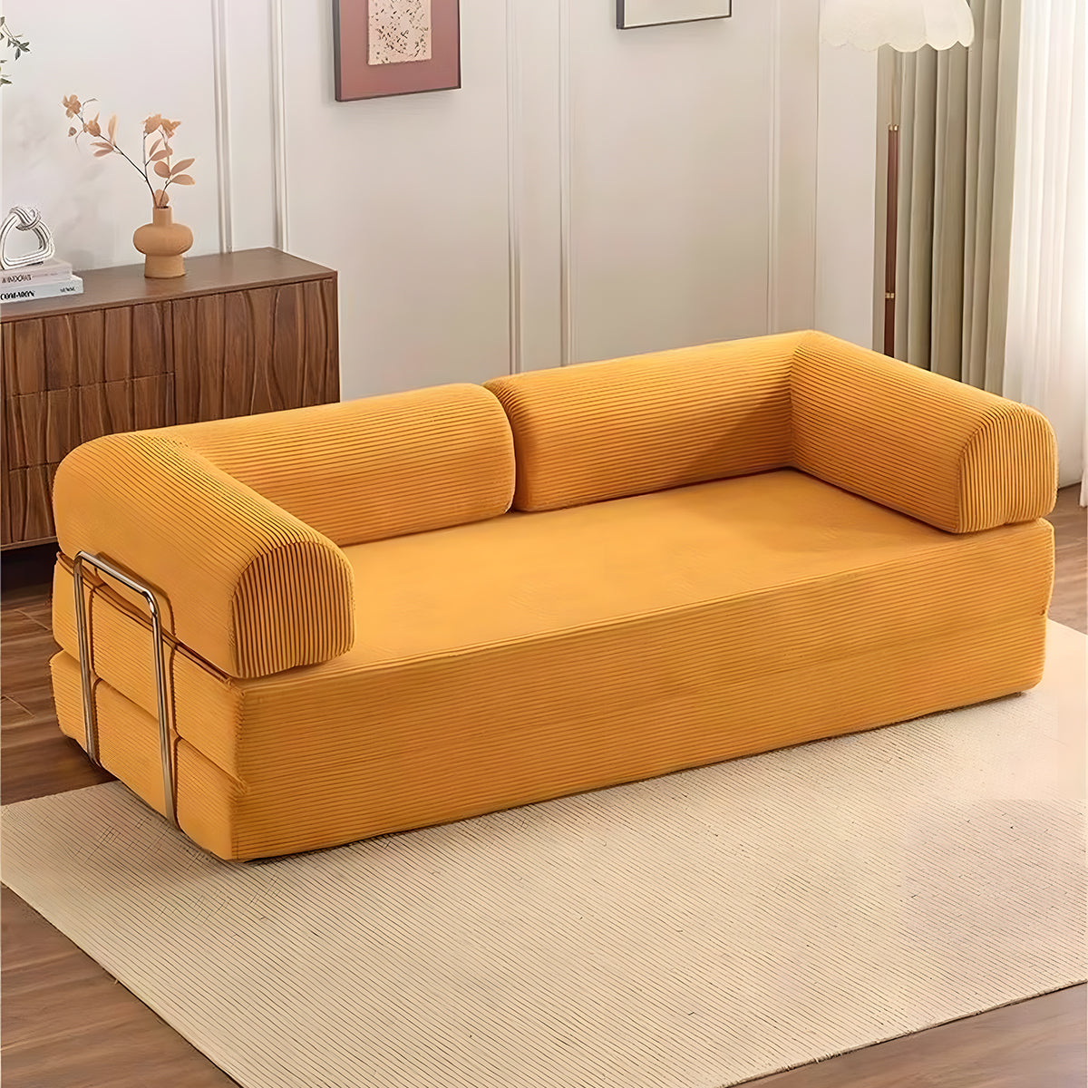 ソファ ソファベッド リビング家具 L字型ソファ コーデュロイ モジュール式 リクライニング コンパクト シンプル SNSF-T146