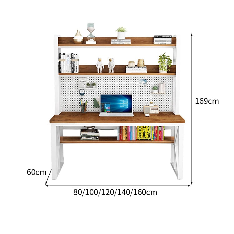 パイン材 ステンレス鋼 収納棚 転び止め 有孔ボード 広さ デスク パソコンデスク 作業デスク R仕上げ K字型 安定性 シンプル 簡素 BGZ-K-155  kaguyasu