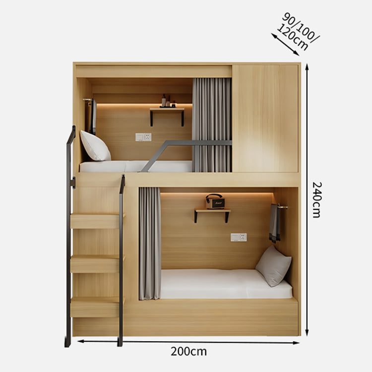 組立・設置込み 二段ベッド 親子ベッド はしご スチール 収納 開き戸 シューズボックス ナチュラル カスタマイズ可能 地域限定 SCC-T041
