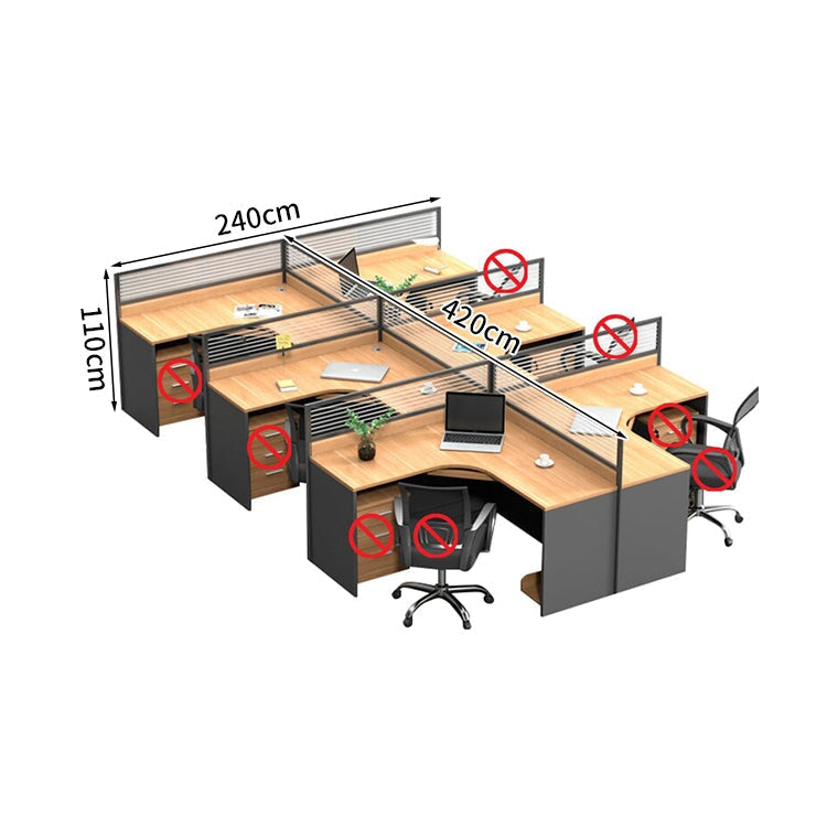 チェスト付き 移動可能 配線穴キャップ 集中力向上 デスク オフィスデスク コンセント増設可能 シンプル 実用 ナチュラル カスタマイズ可能 BGZ-K-229