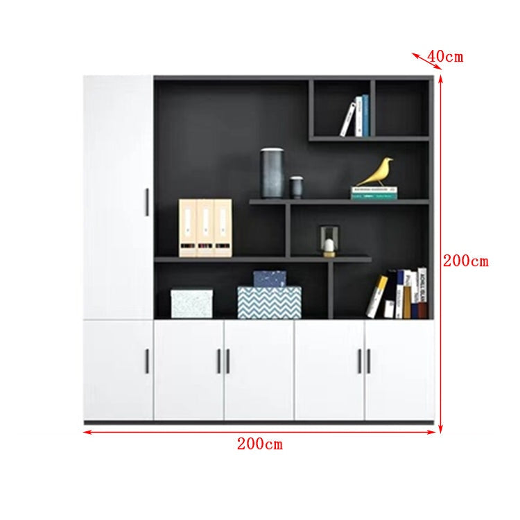 収納キャビネット キャビネット 収納 ワードローブ オープン式収納 扉付き 引き出し 取っ手 蝶番 物干し竿 機能的 使い勝手 実用 CWG-C082 chickagu