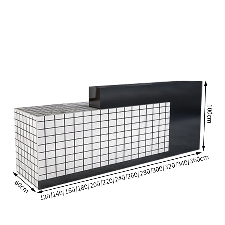 作業台 お洒落 鍵付き 荷物置き レジカウンター レジ台 引き出し付き カウンター レジ 業務用 飲食店 シンプル マーブル カスタマイズ可能 JDT-T034 tomokagu