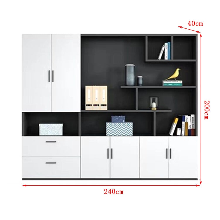 収納キャビネット キャビネット 収納 ワードローブ オープン式収納 扉付き 引き出し 取っ手 蝶番 物干し竿 機能的 使い勝手 実用 CWG-C082 chickagu