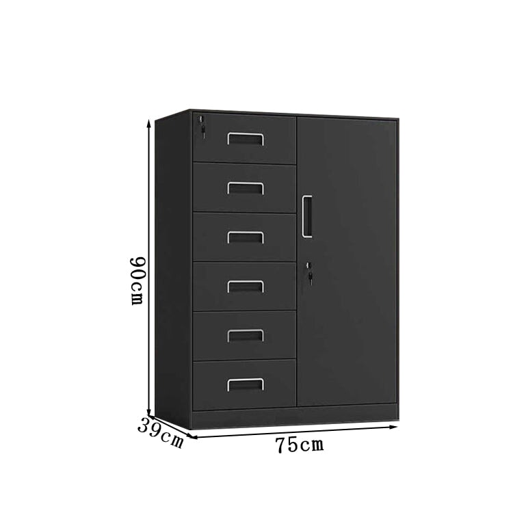 頑丈 シリンダー錠 ダイヤル錠 高耐荷重 ファイリングキャビネット スチール書庫 シンプル カスタマイズ可能 CWG-T068 TOMOKAGU