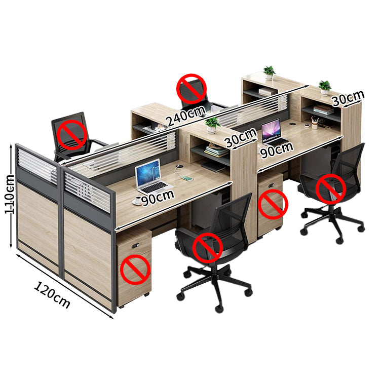 オフィスデスク ワークデスク パソコンデスク  デスク サイドキャビネット ダイヤル錠 オープン収納 機能性 エコ素材 メラミン化粧板 高品質 カスタマイズ可能 BGZ-S026 KAGUSHOP