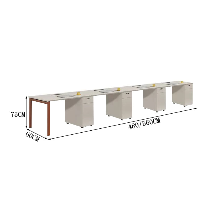 デスク オフィスデスク ワークデスク オフィス用 事務所用 コンセント 配線管理 メインフレーム収納 厚み トップパネル  モダン ミニマル ホワイト カスタマイズ可能 BGZ-K031 kaguyuasu