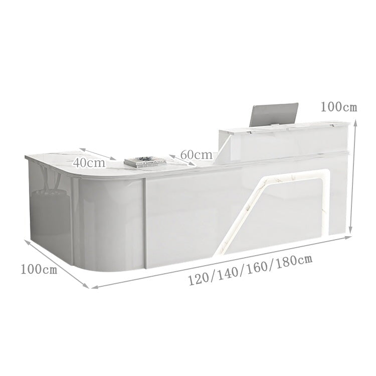 エコ板材 安全無臭 鏡面仕上げ 上部天板 分類収納 受付カウンター レジ台 カウンター おしゃれ 上質 すっきり ホワイト カスタマイズ可能 JDT-K093