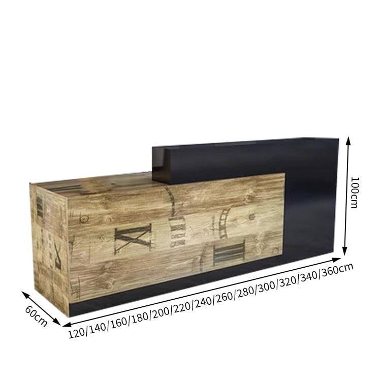 作業台 お洒落 鍵付き 荷物置き レジカウンター レジ台 引き出し付き カウンター レジ 業務用 飲食店 シンプル マーブル カスタマイズ可能 JDT-T034 tomokagu