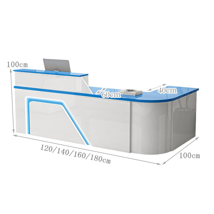 エコ板材 安全無臭 鏡面仕上げ 上部天板 分類収納 受付カウンター レジ台 カウンター おしゃれ 上質 すっきり ホワイト カスタマイズ可能 JDT-K093