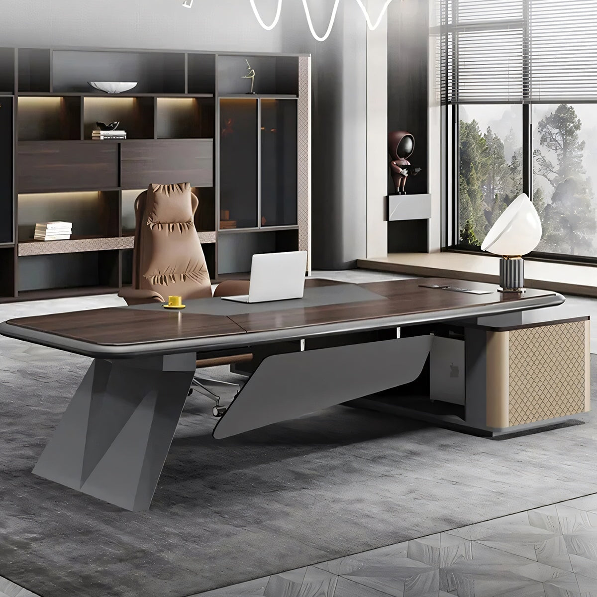 ワイヤリングBOXタイプ 配線孔あり 天板固定テーブル 長方形タイプ 事務机 会社 事務所 事務デスク オフィスデスク エグゼクティブデスク カスタマイズ可能 LBZ-T060 tomokagu