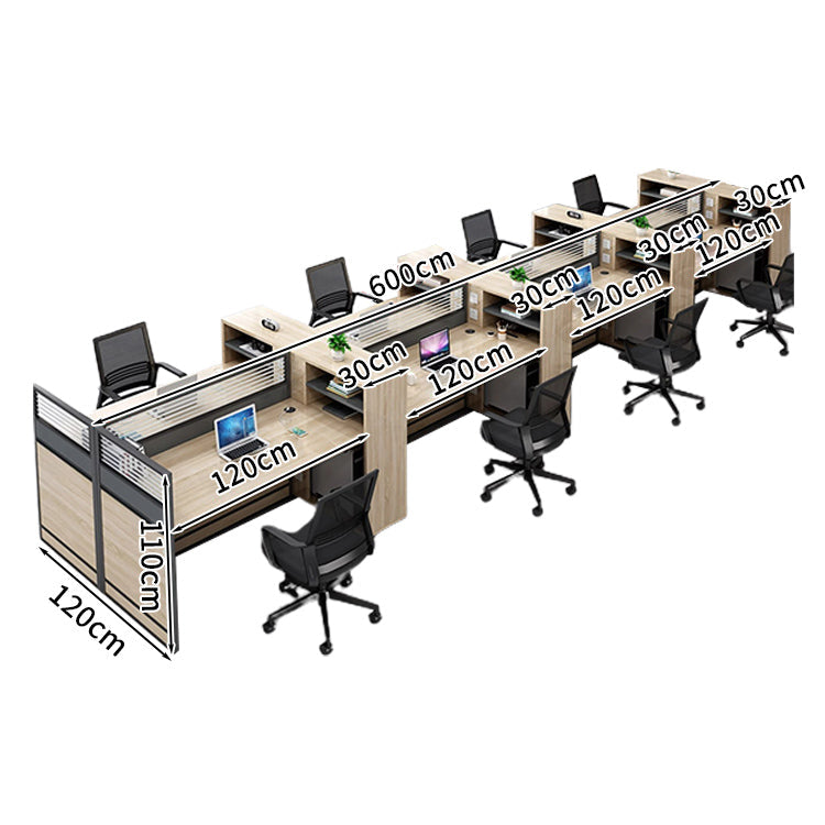 オフィスデスク ワークデスク パソコンデスク  デスク サイドキャビネット ダイヤル錠 オープン収納 機能性 エコ素材 メラミン化粧板 高品質 カスタマイズ可能 BGZ-S026 KAGUSHOP