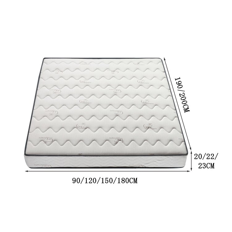 マットレス キングサイズ 二人用 寝具 柔らかめ 硬め ラテックス ココナッツパーム ポケットコイル ニット織り 通気性 丸み 快適 心地よい ホワイト カスタマイズ可能 CD-C011  tomokagu
