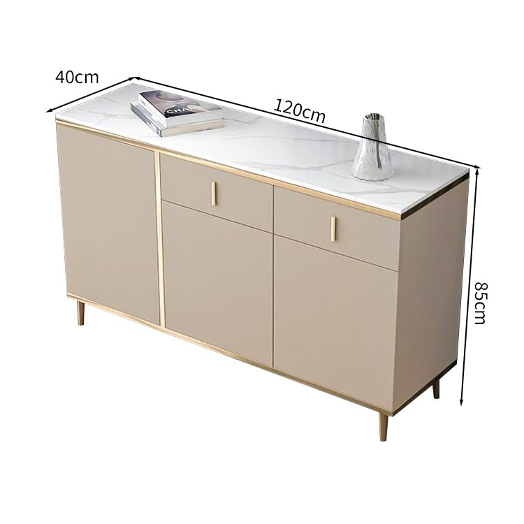 キッチンボード 食器棚 収納家具 引き出し 扉付き 分類収納 可動棚板 バイカラーデザイン セラミック メラミン化粧板 プッシュオープン扉 SNG-C039