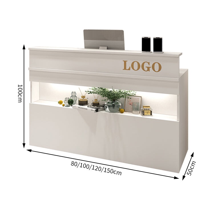 高級感 エコ板材 受付カウンター カウンター オフィス受付 木製受付カウンター レセプションデスク レジカウンター シンプル カスタマイズ可能 JDT-T061 tomokagu