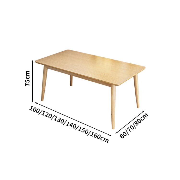 頑丈 人間工学 ラバーウッド材 面取り加工 食卓 ダイニングセット チェア テーブル ナチュラル CZ-T004 tomokagu