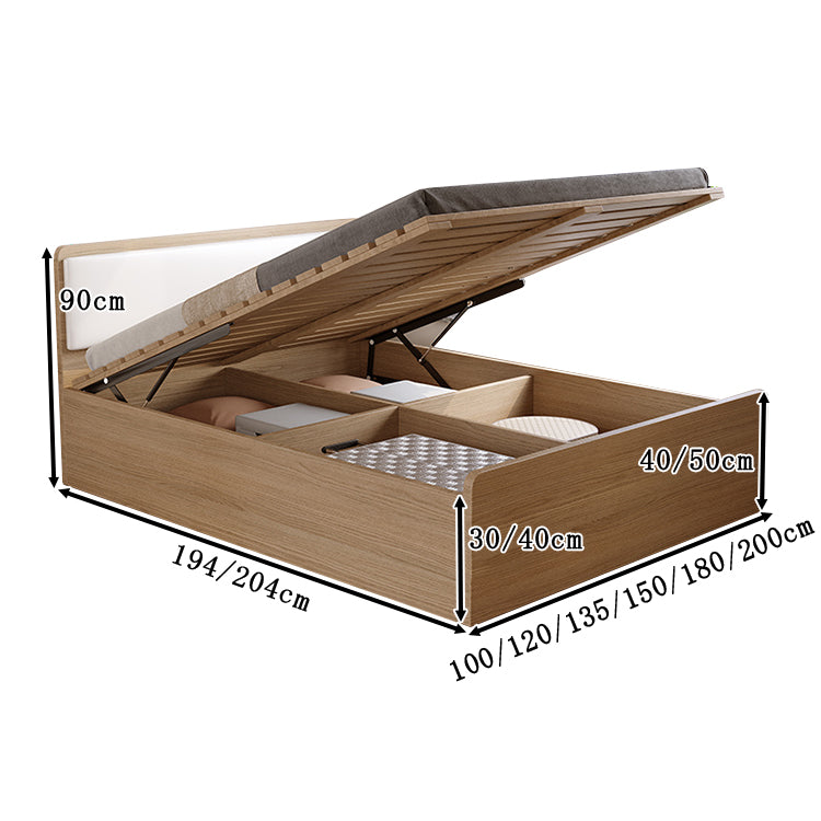 横開き 縦開き 木製フレーム 収納力抜群 引き出し 跳ね上げ式 ベッド 収納ベッド ベッドフレーム 新居 シングル キング シンプル ホワイト オーク カスタマイズ可能 BED-T078 tomokagu