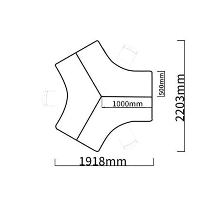 オフィスデスク U字型オフィスデスク オフィステーブル ワークデスク キャビネット付きタイプ選択可 3/5/6/7/8/10人用可 事務机 カスタマイズ可能 BGZ-M-015 metamall