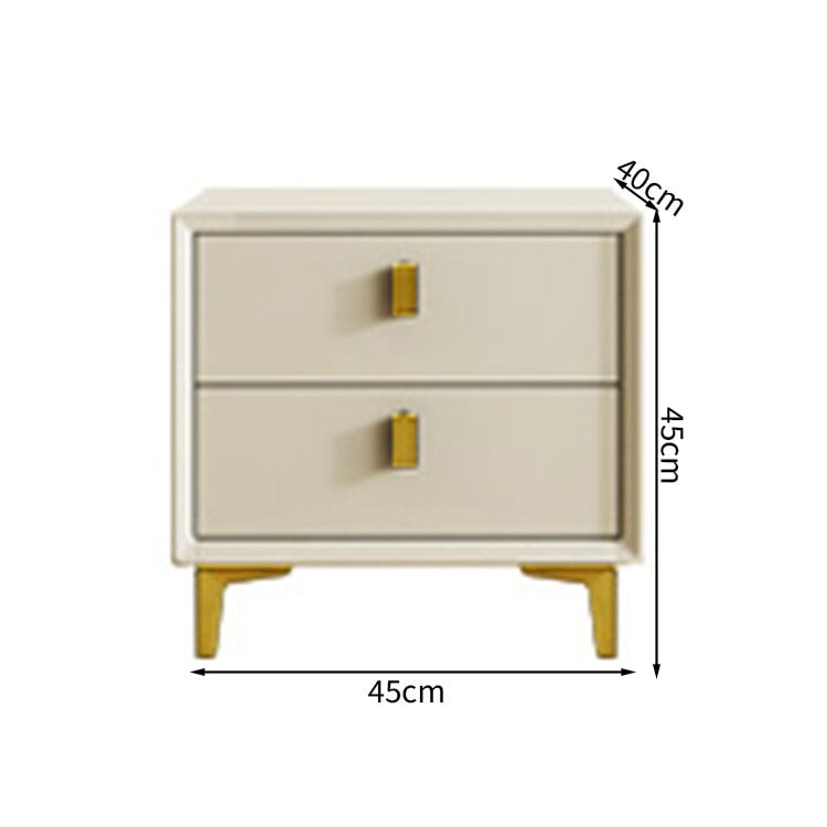 手の届く贅沢 シンプル モダン 主寝室 タイニーハウス 新婚用 ダブル 柔らかい 無垢材 トップレイヤーレザー ベッド