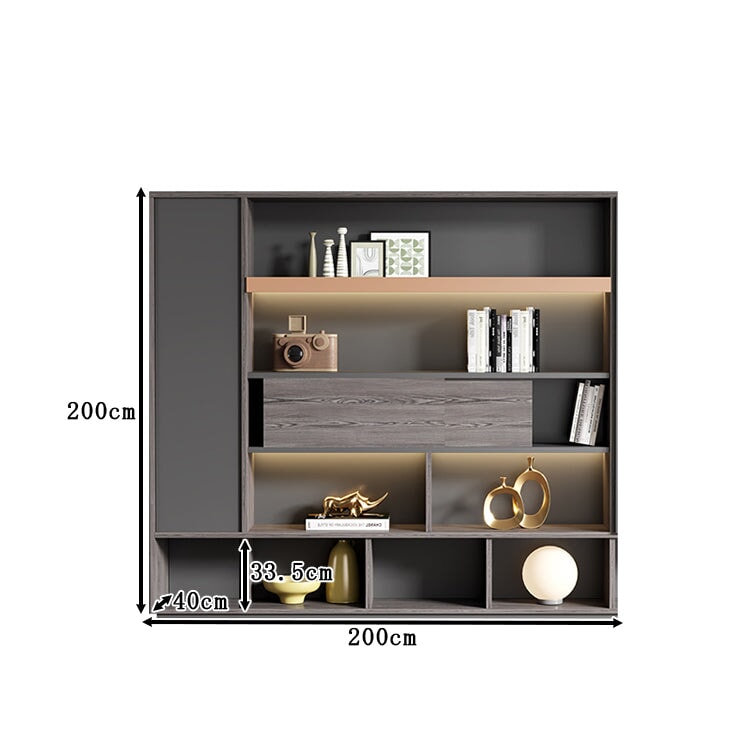 扉付き 隠す収納 オフィス用 ガラス扉収納 壁面収納 キャビネット 書類棚 役員収納庫 収納棚 ディスプレイラックオフィス収納 高級感 カスタマイズ可能 CWG-T010 TOMOKAGU