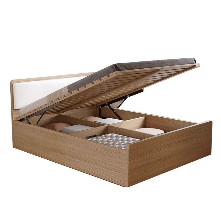 横開き 縦開き 木製フレーム 収納力抜群 引き出し 跳ね上げ式 ベッド 収納ベッド ベッドフレーム 新居 シングル キング シンプル ホワイト オーク カスタマイズ可能 BED-T078 tomokagu