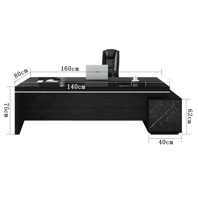 極厚 オフィスデスク 高級机 高級デスク 役員デスク 社長室 社長机 デスク カスタマイズ可能 LBZ-T011 tomokagu