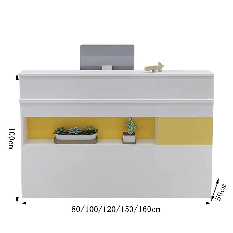エコ素材 扉付き キーボードトレイ付き 二重天板 カウンター 受付台 受付 電話台 マルチ台 ホワイト エントランス オフィス家具 インテリア JDT-T025 tomokagu