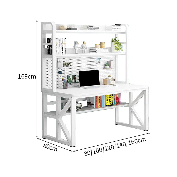 パイン材 ステンレス鋼 収納棚 転び止め 有孔ボード 広さ デスク パソコンデスク 作業デスク R仕上げ K字型 安定性 シンプル 簡素 BGZ-K-155  kaguyasu
