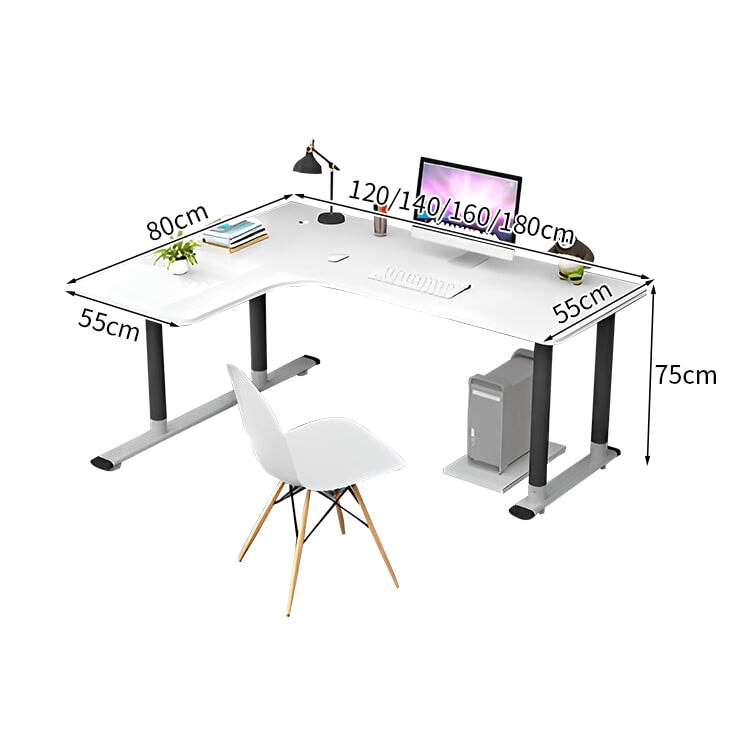 金属フレーム H字型 安定性 R仕上げ 配線穴キャップ 厚い天板 デスク パソコンデスク シンプル 木目調 簡素 実用 HD206-K  kaguyasu
