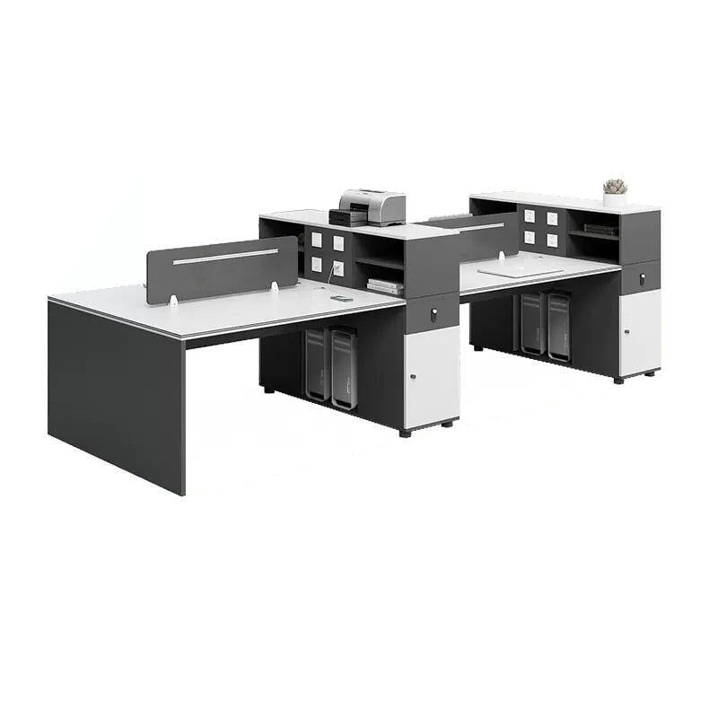 オフィスデスク 事務机 パソコンデスク 3桁ダイヤル錠付き 引出し付き PC収納 シンプル ホワイト グレー カスタマイズ可能 BGZ-M-116 metamall