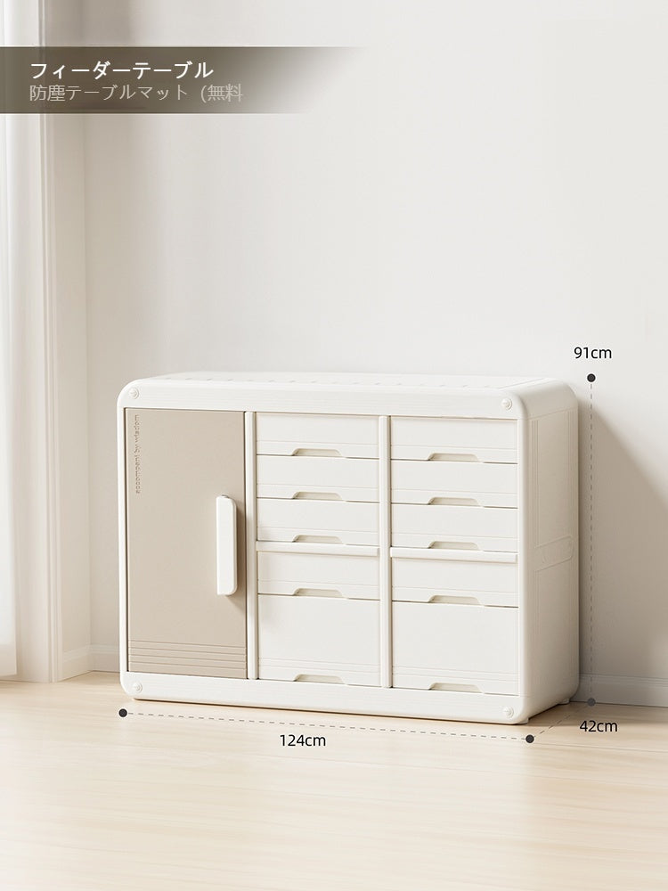 キャビネット ローキャビネット 収納棚 収納ラック 分類収納 大容量 実用的 おしゃれ シンプル ホワイト 保護スクリーン CWG-T120