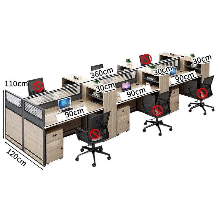 オフィスデスク ワークデスク パソコンデスク  デスク サイドキャビネット ダイヤル錠 オープン収納 機能性 エコ素材 メラミン化粧板 高品質 カスタマイズ可能 BGZ-S026 KAGUSHOP
