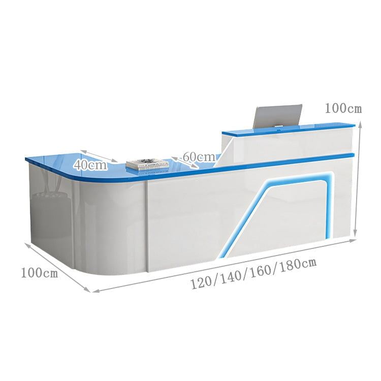 エコ板材 安全無臭 鏡面仕上げ 上部天板 分類収納 受付カウンター レジ台 カウンター おしゃれ 上質 すっきり ホワイト カスタマイズ可能 JDT-K093