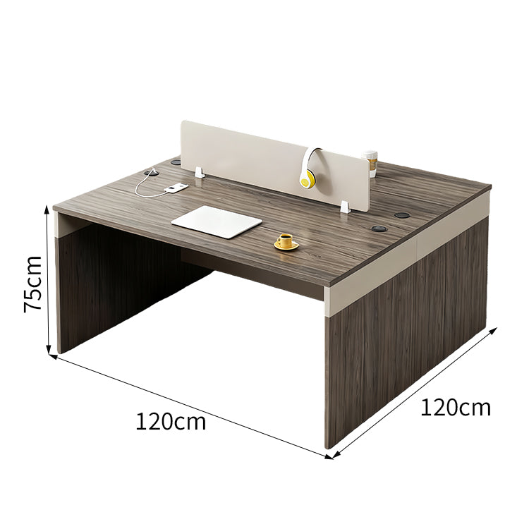 オフィスデスク デスク オフィス 組み合わせ 配線孔 厚天板 エコ板材 モダン シンプル SL-BGZ-032