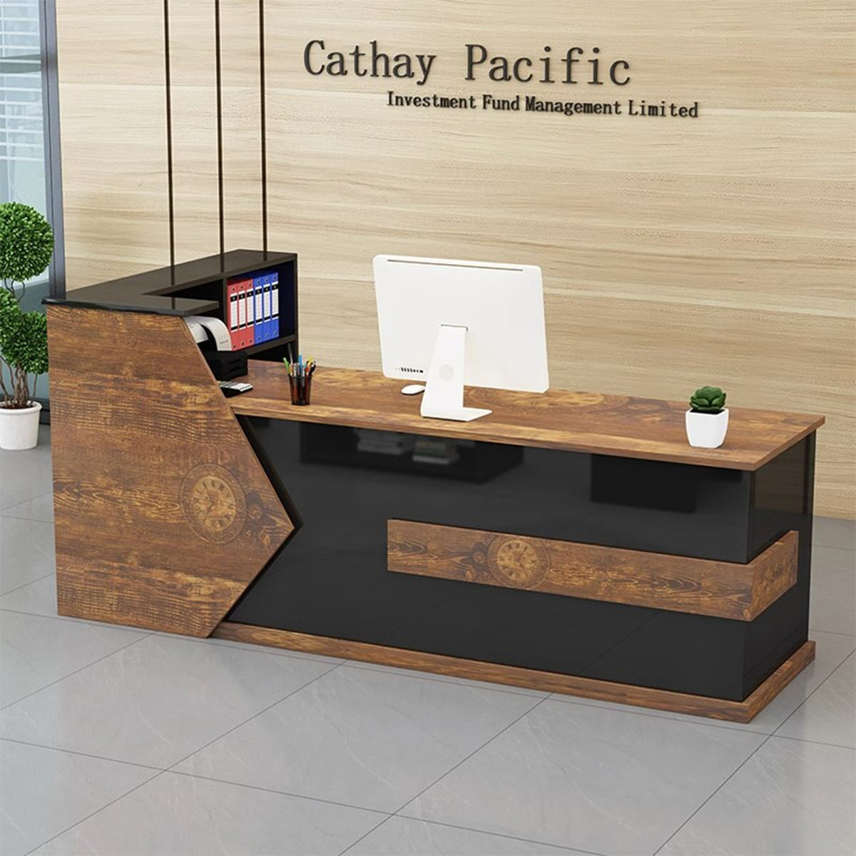 カウンター エントランス受付 レジカウンター オフィス用品 レジ台 オフィス受付 カスタマイズ可能 JDT-T023
