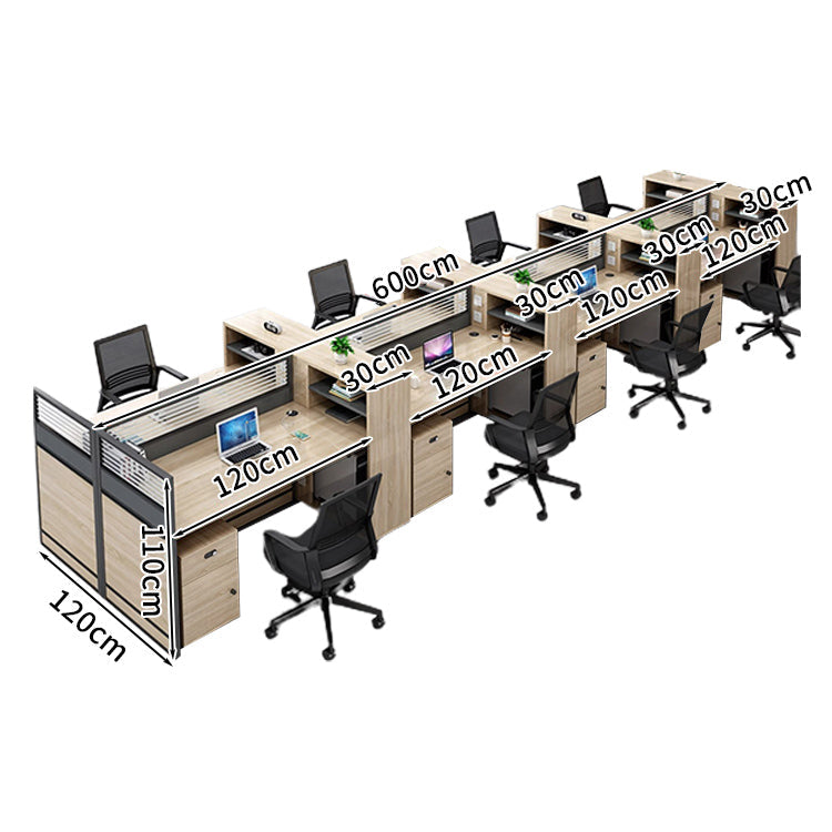 オフィスデスク ワークデスク パソコンデスク  デスク サイドキャビネット ダイヤル錠 オープン収納 機能性 エコ素材 メラミン化粧板 高品質 カスタマイズ可能 BGZ-S026 KAGUSHOP