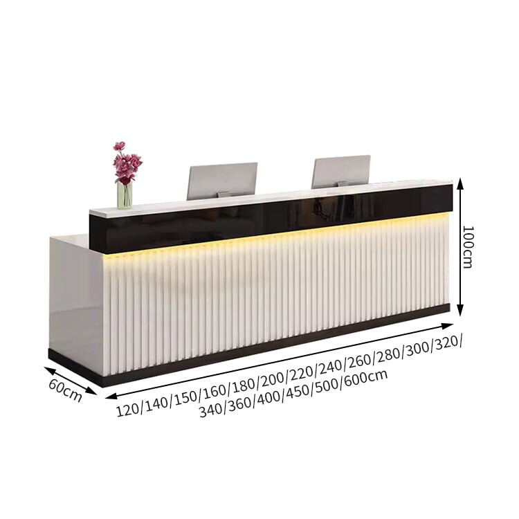 業務用 高級感 配線穴付き 受付カウンター レセプションデスク オフィス受付レジカウンター カウンター エントランス受付 カスタマイズ可能 JDT-T071 tomokagu