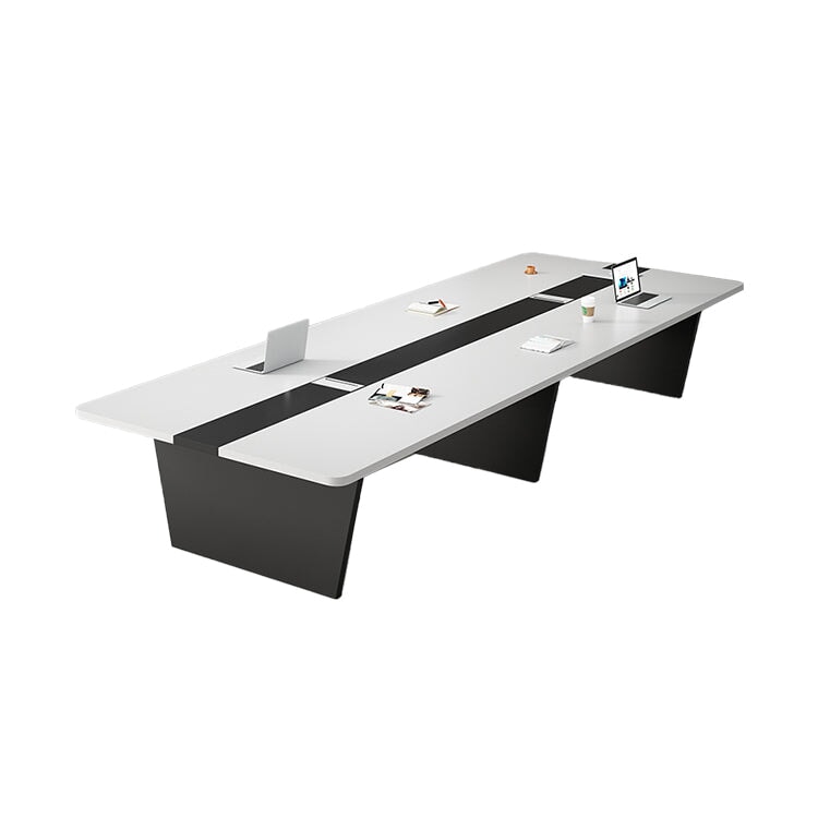 商談テーブル 会議 ミーティング 会議用 埋め込み型コンセント 角丸加工 エコ板材 配線ボックス 幅広い 厚み 安定性 幕板 上質 モダン 洗練 カスタマイズ可能  chickagu