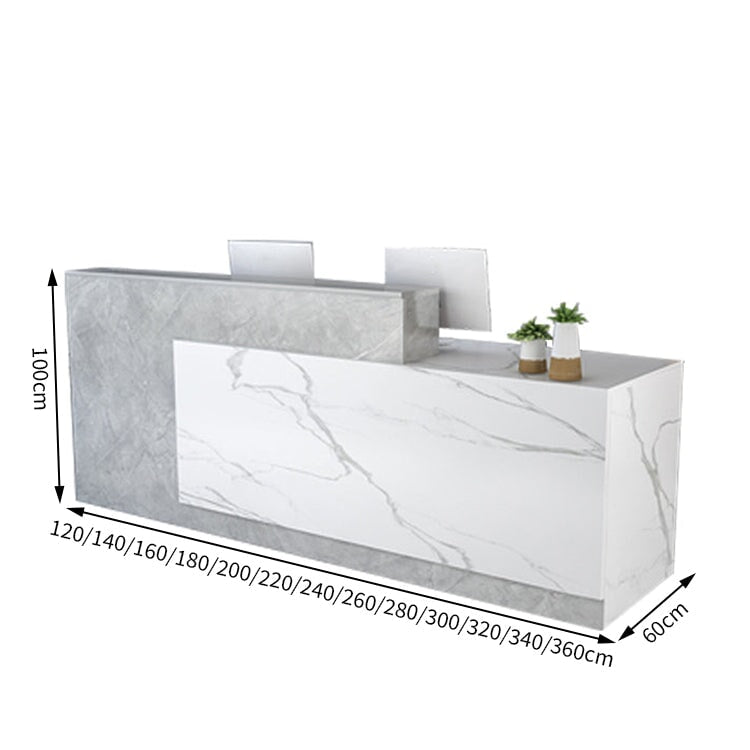 作業台 お洒落 鍵付き 荷物置き レジカウンター レジ台 引き出し付き カウンター レジ 業務用 飲食店 シンプル マーブル カスタマイズ可能 JDT-T034 tomokagu