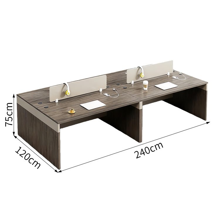 オフィスデスク デスク オフィス 組み合わせ 配線孔 厚天板 エコ板材 モダン シンプル SL-BGZ-032