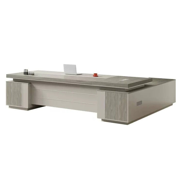 PC用通気口 幕板 重厚感 高級感 サイドキャビネット デスク エグゼクティブデスク おしゃれ インテリア性 カスタマイズ可能 LBZ-T029 tomokagu