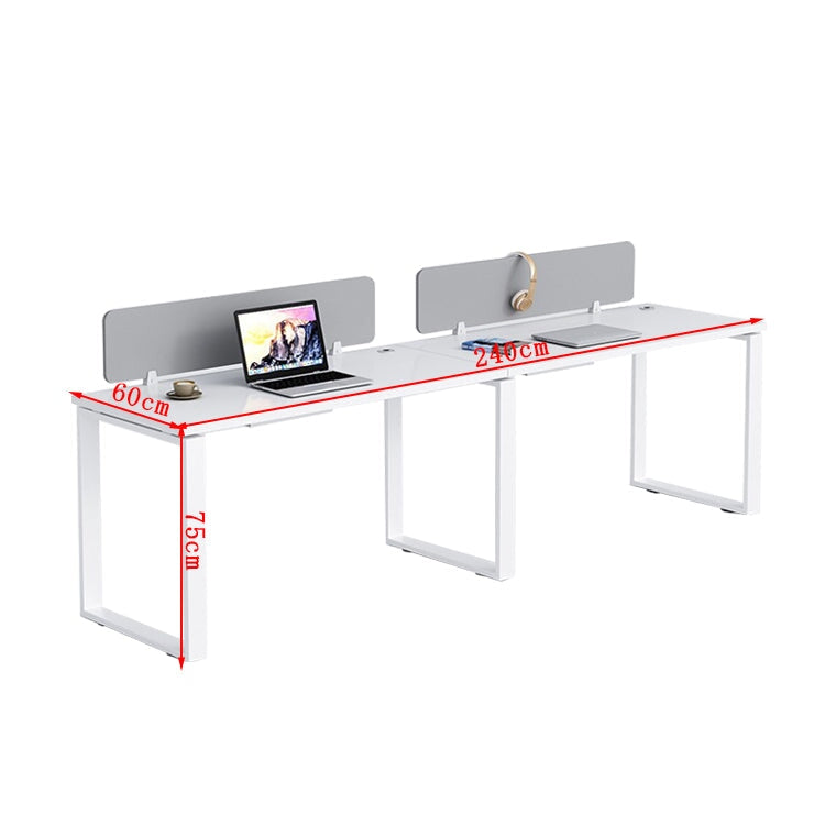 在宅ワーク トップパネル付き サイドワゴン付き 鍵付き ロの字脚 配線孔あり 事務机 ワークデスク オフィスデスク 長方形タイプ 事務所用 会社用 カスタマイズ可能 BGZ-T058 tomokagu