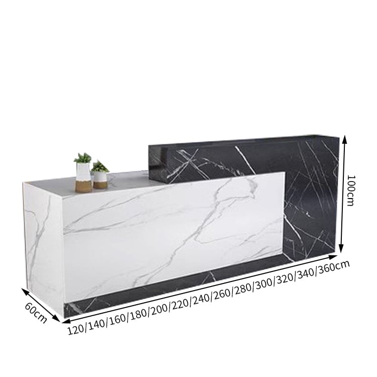 作業台 お洒落 鍵付き 荷物置き レジカウンター レジ台 引き出し付き カウンター レジ 業務用 飲食店 シンプル マーブル カスタマイズ可能 JDT-T034 tomokagu