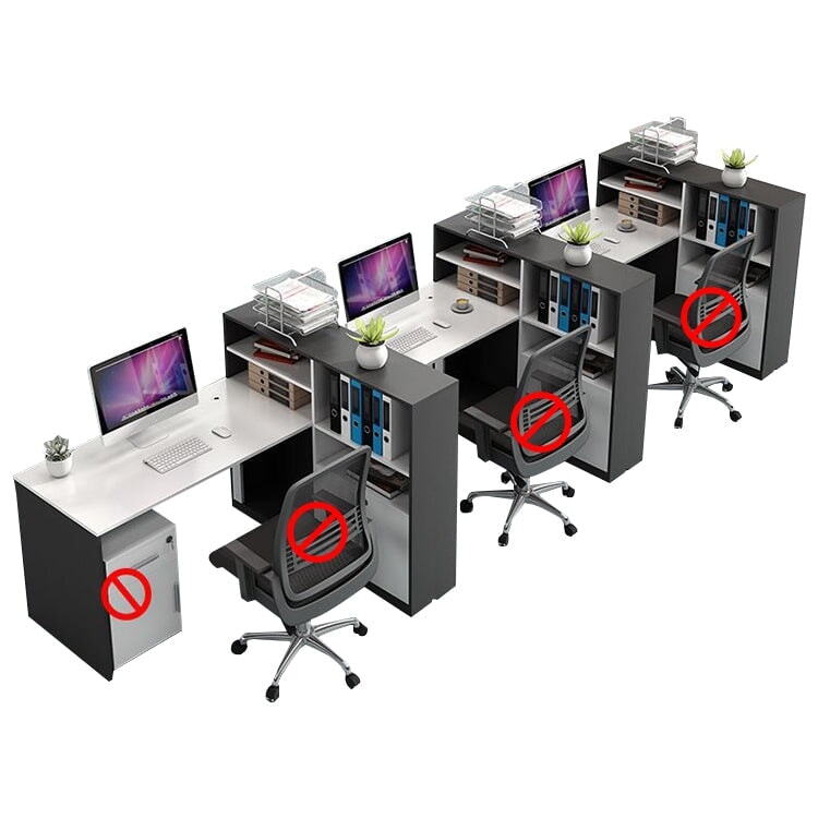 オフィスデスク サイドラック 多人数対応 サイドワゴン メラミン化粧板 シリンダー錠 錠付き 配線孔 長持ちしやすい ホワイト metamall