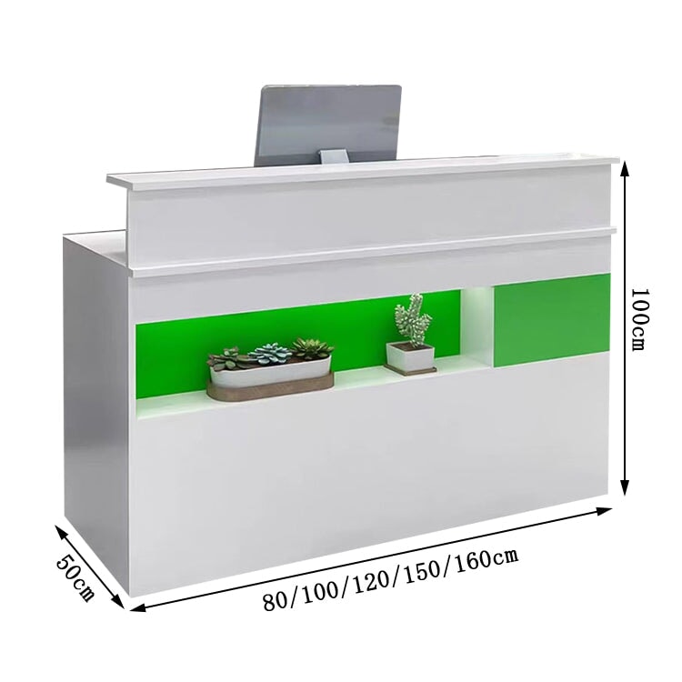 エコ素材 扉付き キーボードトレイ付き 二重天板 カウンター 受付台 受付 電話台 マルチ台 ホワイト エントランス オフィス家具 インテリア JDT-T025 tomokagu