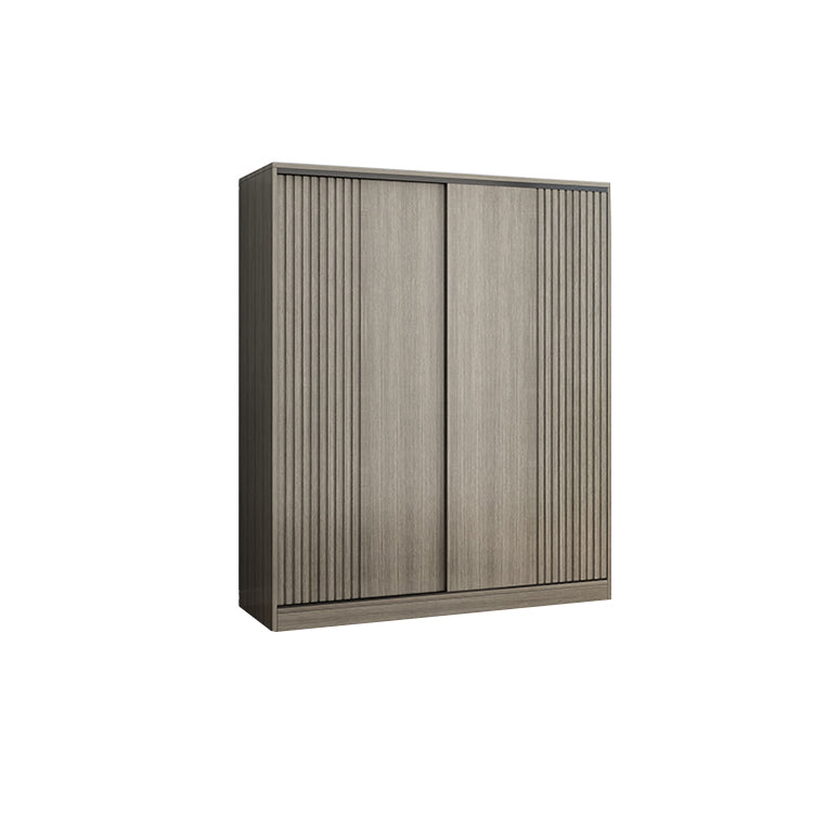 エコ板材 大容量 引き戸 ハンガーパイプクローゼット 洋服収納 衣類収納 洋服たんす ワードローブ 新居 おしゃれ ホワイト ウォールナット YG-T046 tomokagu