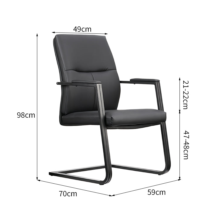 事務所椅子 作業用チェア シンプルチェア カーボンスチール オフィスチェア アジャスト 回転機能 昇降椅子 耐荷重 ブラック BGY-T132
