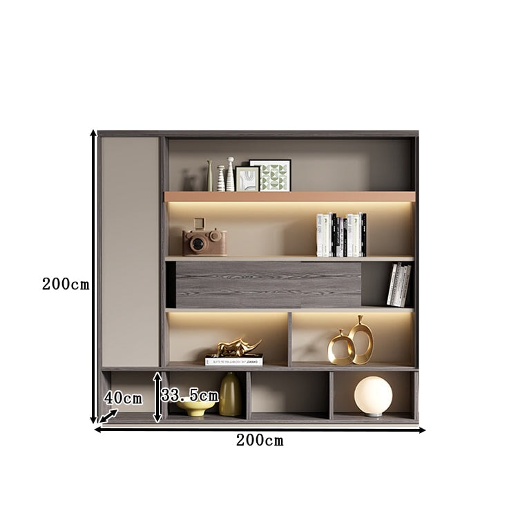 扉付き 隠す収納 オフィス用 ガラス扉収納 壁面収納 キャビネット 書類棚 役員収納庫 収納棚 ディスプレイラックオフィス収納 高級感 カスタマイズ可能 CWG-T010 TOMOKAGU